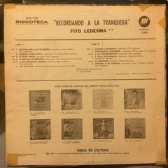 Vinilo Fito Ledesma Recordando A La Tranquera Lp Arg 1972 - comprar online