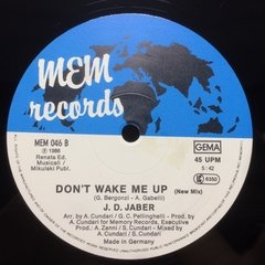 Vinilo Jd Jaber Don't Wake Me Up Maxi Aleman 1986 - tienda online
