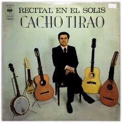 Vinilo Cacho Tirao Recital En El Solis Lp Uruguay 1976