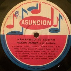 Vinilo Paquito Aranda Correntino Añorando Tu Cariño Lp Arg - BAYIYO RECORDS