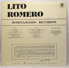 Vinilo Lp Lito Romero - Homenajeando Recuerdos 1985 Arg - comprar online