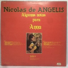 Vinilo Nicolas De Angelis Algunas Notas Para Anna Lp Arg 81 - comprar online