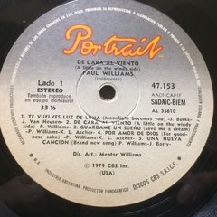 Vinilo Paul Williams De Cara Al Viento Lp 1979 Argentina - BAYIYO RECORDS