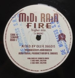 Vinilo Maxi - Midi Rain - Fire (disco Doble) 1993 Uk en internet
