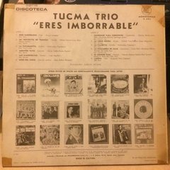 Vinilo Tucma Trio Eres Imborrable Lp Argentina 1976 - comprar online
