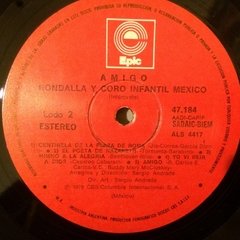 Vinilo Rondalla Y Coro Infantil De Mexico Amigo Lp Argentina en internet