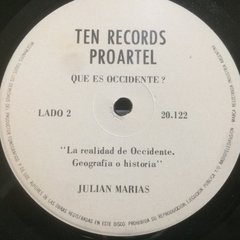 Vinilo Julian Marias Que Es El Occidente 3 Discos Argentina en internet