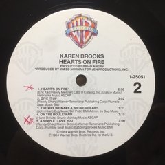 Vinilo Karen Brooks Hearts On Fire Lp Usa 1984 - tienda online