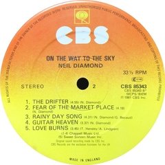 Vinilo Neil Diamond On The Way To The Sky Lp Uk 1981 - comprar online