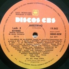 Vinilo Juglerias Juglerias Lp Argentina 1978 Promo - BAYIYO RECORDS