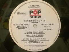 Vinilo Technotronic Move That Body Maxi Argentina 1991 Promo en internet