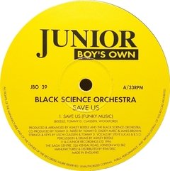 Vinilo Maxi - Black Science Orchestra - Save Us 1996 Ingles