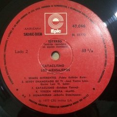 Vinilo Los Mensajeros Cataclismo Lp Argentina 1977 Nuevo - BAYIYO RECORDS