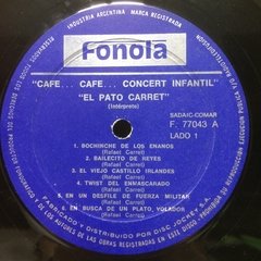 Vinilo El Pato Carret Cafe.. Cafe..concert Infantil Lp 1970 - BAYIYO RECORDS