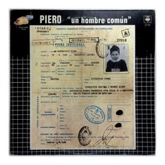 Vinilo Piero Un Hombre Comun Lp Argentina 1983