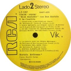 Vinilo Don Bartolo Y Su Cuarteto Bien Bailable Lp 1974 Arg - comprar online