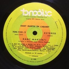 Vinilo Lp - Dany Martin - Dany Martin En Cabaret 1978 Arg - tienda online