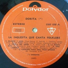 Vinilo Dorita La Inglesita Que Canta Folklore Lp Argentina - BAYIYO RECORDS