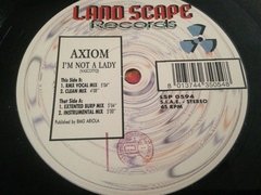 Vinilo Axiom Im Not A Lady Maxi Italia 1995 en internet