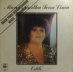 Vinilo Lp - Maria Martha Serra Lima - Estilo 1982 Argentina
