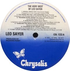 Vinilo Leo Sayer The Very Best Of Leo Sayer Lp 1979 Uk - comprar online