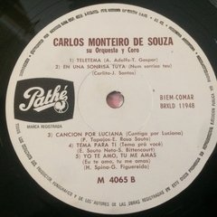 Vinilo Carlos Monteiro De Souza Su Orquesta Y Coro Lp Arg - BAYIYO RECORDS