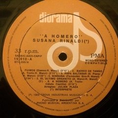 Vinilo Susana Rinaldi A Homero Lp Argentina 1968 en internet