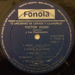 Vinilo Victor Hugo Y Los Caminantes Canciones De Cerros Y Ll en internet