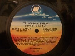 Vinilo Coco Diaz Te Invito A Bailar Lp Arg 1990 Nuevo - BAYIYO RECORDS