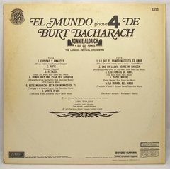 Vinilo Lp Ronnie Aldrich El Mundo Phase 4 De Burt Bacharach - comprar online