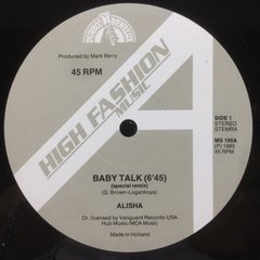Vinilo Alisha Baby Talk Maxi 1985 Holanda Excelente Estado - comprar online