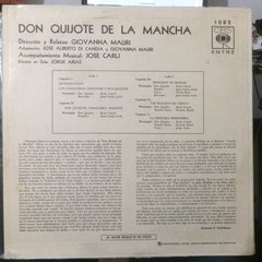 Vinilo Don Quijote De La Mancha Giovanna Mauri Lp Recitados - comprar online