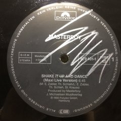 Vinilo Masterboy Shake It Up And Dance Maxi Aleman 1991 - BAYIYO RECORDS