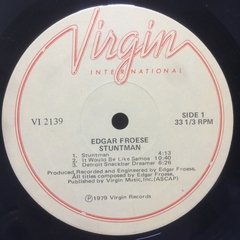 Vinilo Edgar Froese Stuntman Maxi Usa 1979 - BAYIYO RECORDS