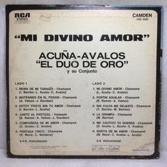 Vinilo El Duo De Oro Acuña Avalos Mi Divino Amor Lp 1973 Arg - comprar online