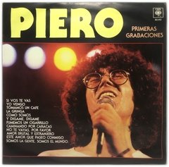 Vinilo Piero Primeras Grabaciones Lp 1984 Argentina