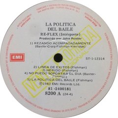 Vinilo Re-flex La Politica Del Baile Lp Promo Argentino 1983 - BAYIYO RECORDS