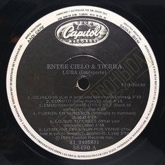 Vinilo Lp - Luba - Entre Cielo Y Tierra 1986 Argentina - BAYIYO RECORDS