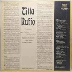 Vinilo Lp - Titta Ruffo - Y Otras Celebradas Grabaciones De - comprar online