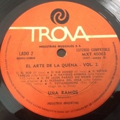 Vinilo Uña Ramos El Arte De La Quena Vol. 2 Lp Argentina - tienda online