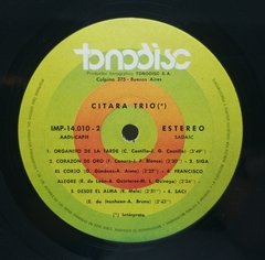 Vinilo Lp - Citara Trio - Citara Trio Argentina - tienda online