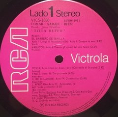 Vinilo Lp - Titta Ruffo - Y Otras Celebradas Grabaciones De - BAYIYO RECORDS