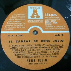 Vinilo Rene Julio El Cantar De Rene Julio Lp Argentina - BAYIYO RECORDS
