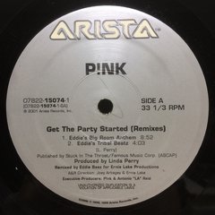 Vinilo Pink Get The Party Started Remixes Maxi Us 2001 doble - tienda online