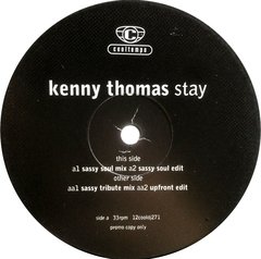 Vinilo Kenny Thomas Stay Maxi Ingles 1992 Promo