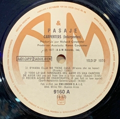 Vinilo Carpenters Pasaje 1977 Argentina Bayiyo Records en internet