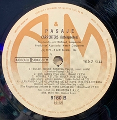 Vinilo Carpenters Pasaje 1977 Argentina Bayiyo Records - BAYIYO RECORDS