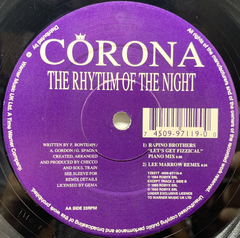 Vinilo Maxi Corona - The Rhythm Of The Night 1994 Uk - tienda online