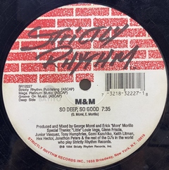 Vinilo Maxi M & M - So Deep, So Good 1994 Usa