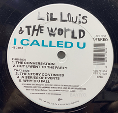 Vinilo Maxi Lil Louis & The World - I Called U 1990 Usa - comprar online